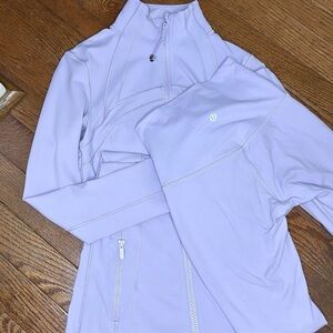 Lululemon Light Purple Zip-Up Jacket